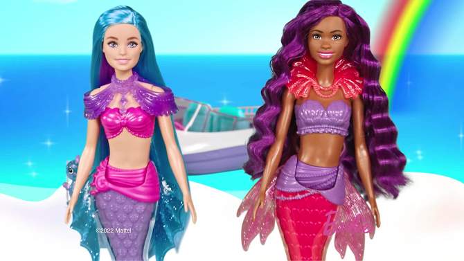 Barbie Mermaid Power &#34;Brooklyn&#34; Doll, 2 of 8, play video