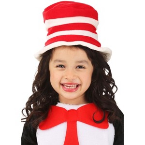 HalloweenCostumes.com    Dr. Seuss Cat in the Hat Costume Hat for Toddlers, Red/White - 1 of 4