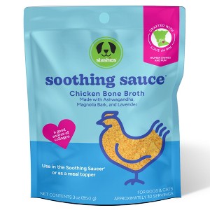 Stashios Soothing Sauce Chicken Bone Broth Calming Powder Supplement-Dogs/Cats - 1 of 4