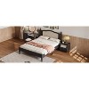 Racxily Queen Platform Bed, Natural Rattan Headboard with Vintage Design - 4 of 4