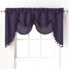Kate Aurora Georgina Ultra Luxurious Raised Jacquard And Fringed Trimmed Austrian Window Valance - 3 of 3
