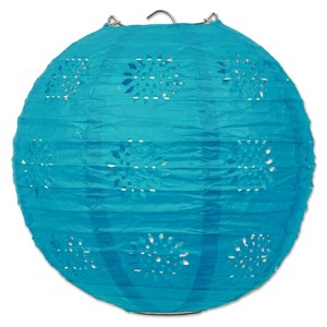 Beistle Lace Paper Lanterns, 8", (3/Pkg) - 1 of 4