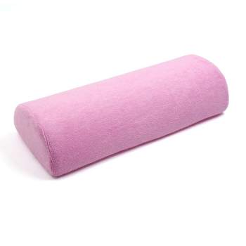 Unique Bargains Soft Sponge Cloth Professional Manicure Nail Art Hand Arm Wrist Rest Cushion Pillow Pink 1PC