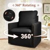 Hyleory 29.13'' Wide Faux Leather 360 Degree Swivel Armchair - 2 of 4