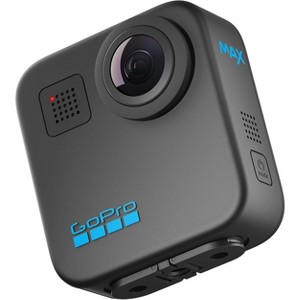 GoPro MAX  Waterproof 360 + Traditional Camera with Touch Screen Spherical 5.6K30 HD Video 16.6MP 360 Photos 1080p Live Streaming Stabilization - 1 of 4