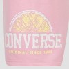 Converse® Girls' Stretch French Terry Shorts - Pink - 4 of 4