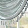 MAYEERTY Faux Silk Waterfall Embellished Valance - 2 of 4