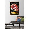 Trends International NFL Kansas City Chiefs - Neon Helmet 23 Unframed Wall Poster Prints - 2 of 4