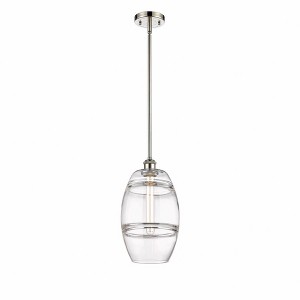 Vaz - 1 Light Stem Hung Mini Pendant In Industrial Style-9.88 Inches Tall and 8 Inches Wide - 1 of 1