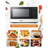 COMMERCIAL CHEF Microwave 1.3 Cu Ft with 10 Power Levels, Microwave with Push Button Door Lock, 1000W Countertop Microwave with Timer and Digital Controls - 2 of 4