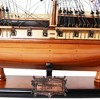 Wooden USS Constitution Model – 25" Tall Handcrafted Warship with Sails & Cannons – By Old Modern Handicrafts - 2 of 4