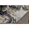 Micah Modern Abstract Ivory/Black/Taupe Area Rug - image 4 of 4