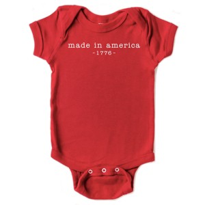 The Juniper Shop Made In America 1776 Baby Short Sleeve Bodysuit - 1 of 4