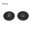 Unique Bargains Resin Snap Fastener Round Flat 4-Hole Sewing Buttons 10 Pcs - 3 of 4