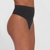 Assets By Spanx Women's All Around Smoothers Thong - Black S : Target