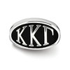 Black Bow Jewelry Sterling Silver Kappa Kappa Gamma Greek Life Bracelet Bead Charm - 2 of 3