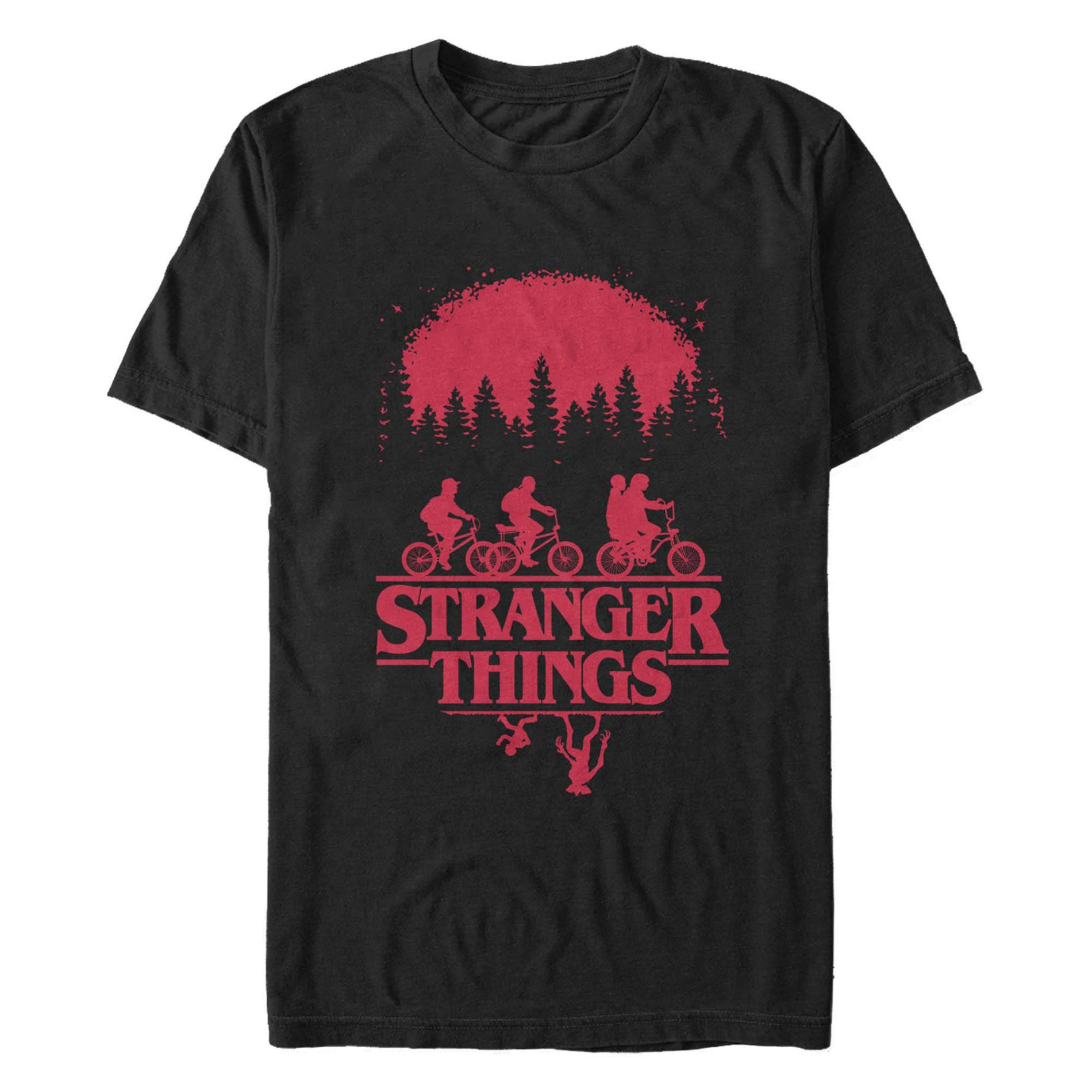 Men's Stranger Things Upside Down Poster T-Shirt