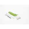 Collectible Wildlife Gifts | Caterpillar, Green, Realistic Figure, Model, Replica, Kids Educational Gift   2 1/4"    F1664 B74 - 3 of 4