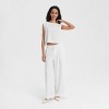 Women's Wide Leg Pleated Palazzo Pants - A New Day™ - 2 of 4