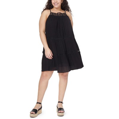 WallFlower Women's Penelope Lace Swing Dress