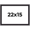 PosterPalooza | Antique Red Picture Frame - UV Acrylic, Backing Board, Hanging Hardware Included - 2 of 4