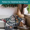 Lomsoe Christmas Throw Blanket, Winter Xmas Holiday Festival Cute Plaid Snowman Santa Gingerbread Blanket for Women Men. - 3 of 4