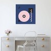 Pink Circle and Blue Square by Alisa Galitsyna Unframed Wall Canvas - iCanvas - 4 of 4