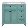 VYNXARIA 36'' Bathroom Vanity with Undermount Sink - Solid Wood Frame, Modern Design - 3 of 4