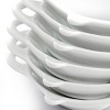 Gibson Our Table Simply White 6 Piece Teapot Ceramic Tea Bag Caddy Dish Set in White - 3 of 4