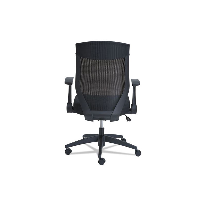 Alera Alera EB-K Series Synchro Mid-Back Flip-Arm Mesh Chair, Supports Up to 275 lb, 18.5“ to 22.04" Seat Height, Black, 4 of 8