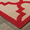 Oriental Weavers Cayman 660R9 Sand/ Red Indoor/Outdoor Area Rug - 1'10" x 3'3" - 2 of 3