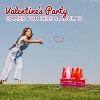 Valentine Bottle Ring Toss Game for Kids Party Activity, Indoor/Outdoor Backyard Yard Carnival Game by 4E's Novelty - 3 of 4