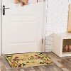 TAG 1'6" x 2'6"  Bee Happy Wildflower Coir Mat Rectangle Indoor and Outdoor Coir Door Welcome Mat - 2 of 4