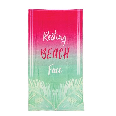 Beachcombers Resting Beach Face Towel