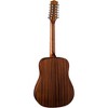 Luna Gypsy 12-String Dreadnought Mahogany Acoustic Guitar Satin Natural - 4 of 4