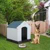 BestMassage Dog House Indoor & Outdoor Kennel with Weatherproof Puppy Shelter Pet Crate - 2 of 4