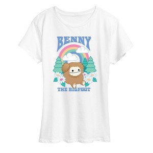 Women's - Squishmallows - Benny The Bigfoot Short Sleeve Graphic T-Shirt - 1 of 4