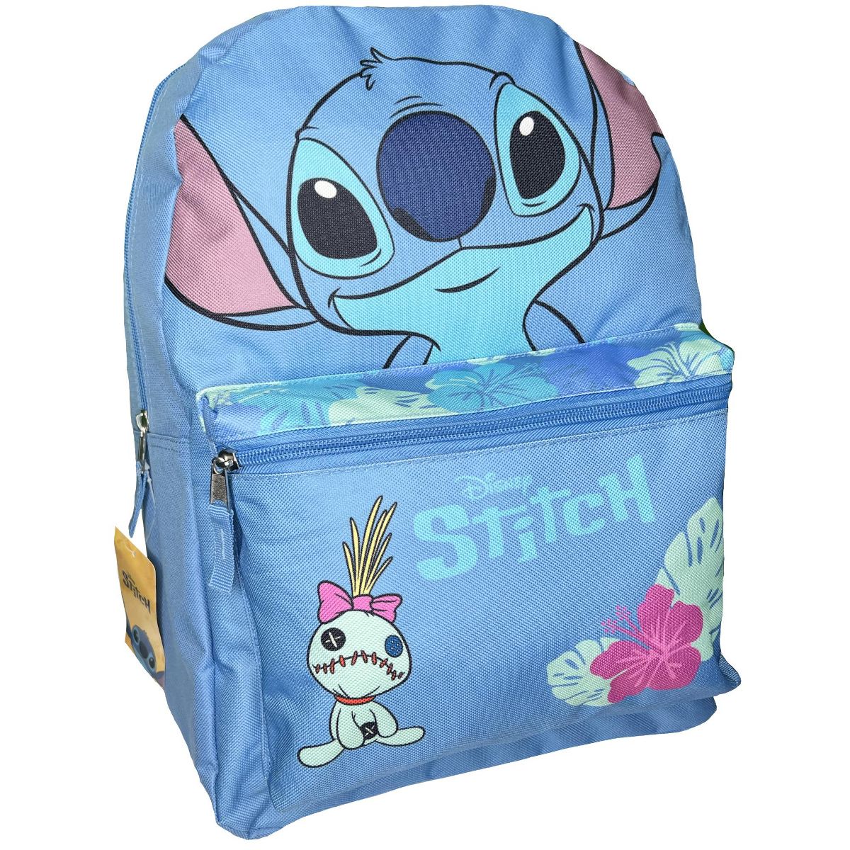 Blue Lilo and Stitch Nylon School Backpack 16" Bookbag for Girls & Boys - thumbnail 2