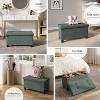StorageBud Storage Ottoman for Bedroom End of Bed, Fabric Storage Bench, Large Storage Ottoman Bench, Entryway Bench with Storage - 4 of 4