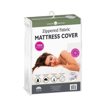 White Twin Waterproof Bed Bug Proof Mattress Encasement Protector
