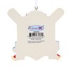 Polarx 3.5 Inch Baseball Shield Christmas Tree Ornament , Christmas Decor Bat Ball Field Sport (1PC) - 3 of 4
