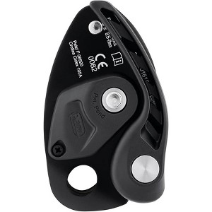 NEOX Belay device with cam-assisted blocking, optimized for lead climbing / Black : Petzl Neox - 1 of 1