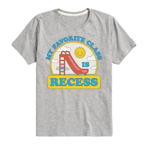 Boys' - Instant Message - My Favorite Class Is Recess Short Sleeve Graphic T-Shirt - image 1 of 4