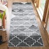 Washable Geometric Runner Rug - Non-Slip Low Pile Carpet for Kitchen, Hallway, Entryway, Laundry Room, Living Room, Bedroom - 3 of 4