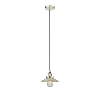 Halophane - 1 Light Mini Pendant In Industrial Style-5.75 Inches Tall and 9 Inches Wide