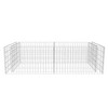 VidaXL Gabion Planter Galvanised Steel 71Inchx35.4Inchx19.7Inch - 4 of 4