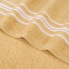 Zero Twist Cotton Solid and Jacquard Bathroom Towel Set by Blue Nile Mills - 4 of 4