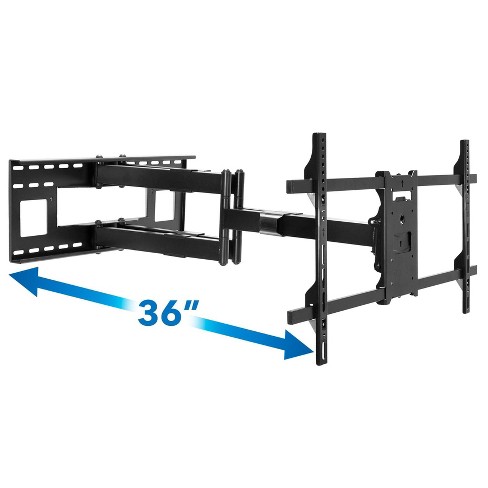 Mount-it! Long Extension Tv Mount, Dual Arm Full Motion Wall Bracket ...