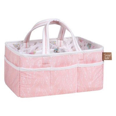 Nappy store caddy pink