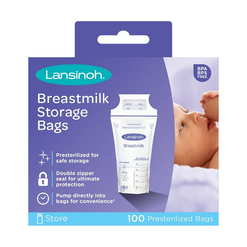 Lansinoh Breast Milk Storage Bags, 1 of 14